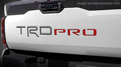 "TRD Pro" Tailgate Inserts