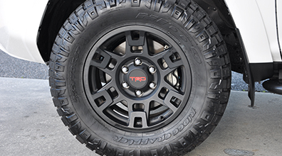 17" TRD Pro Alloys w/All-Terrain Tire Upgrade