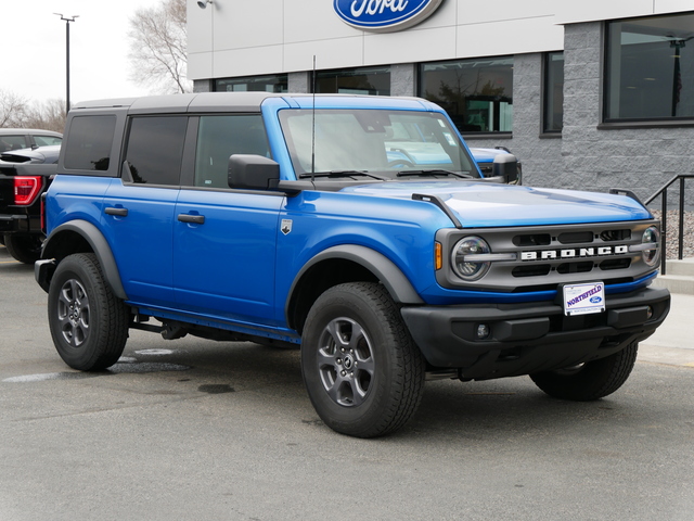 Used 2023 Ford Bronco 4-Door Big Bend with VIN 1FMDE5BH9PLA97447 for sale in Hastings, Minnesota