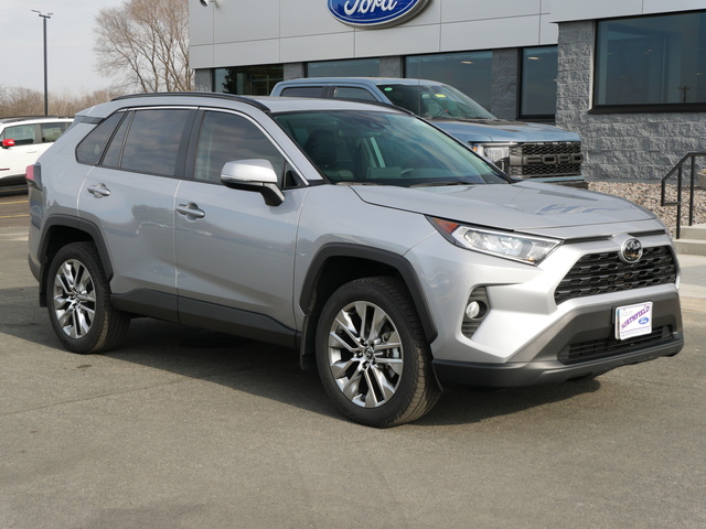 Used 2021 Toyota RAV4 XLE Premium with VIN 2T3A1RFV3MW151893 for sale in Hastings, Minnesota