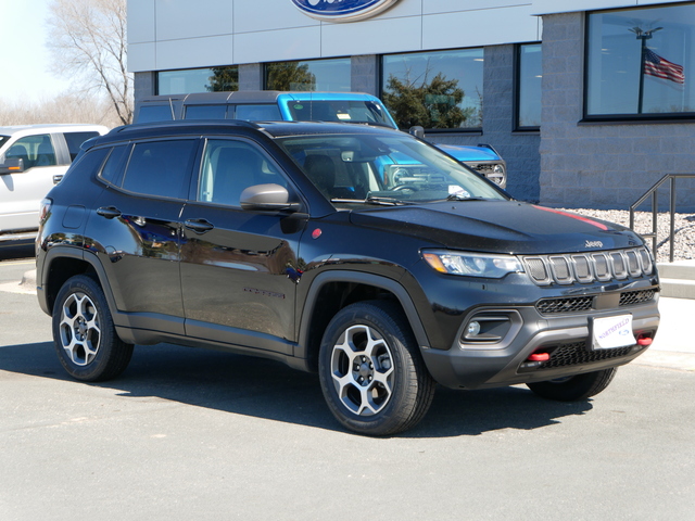 Used 2022 Jeep Compass Trailhawk with VIN 3C4NJDDB0NT153428 for sale in Hastings, Minnesota