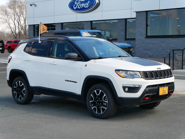 Used 2021 Jeep Compass Trailhawk with VIN 3C4NJDDB7MT589336 for sale in Hastings, Minnesota