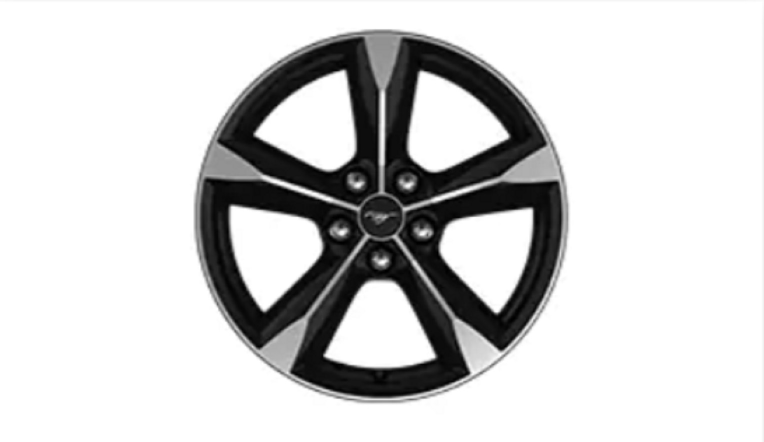 18" Machined-Face Aluminum with Low-Gloss Ebony Black-Painted Pockets Wheels