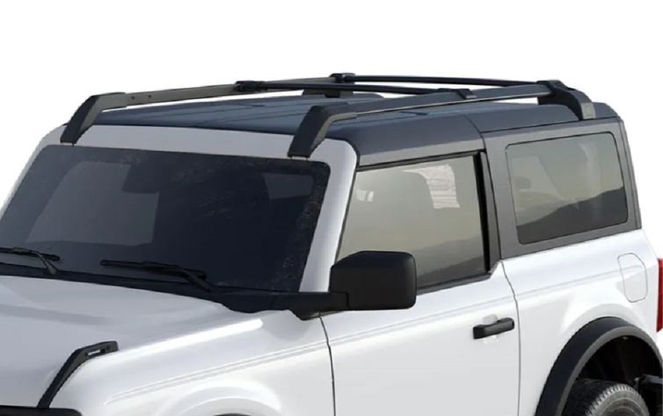 Roof Rails with Crossbars, Black