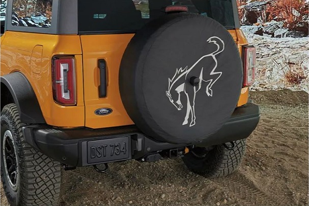32" Spare Tire Cover (Abstract Bronco)