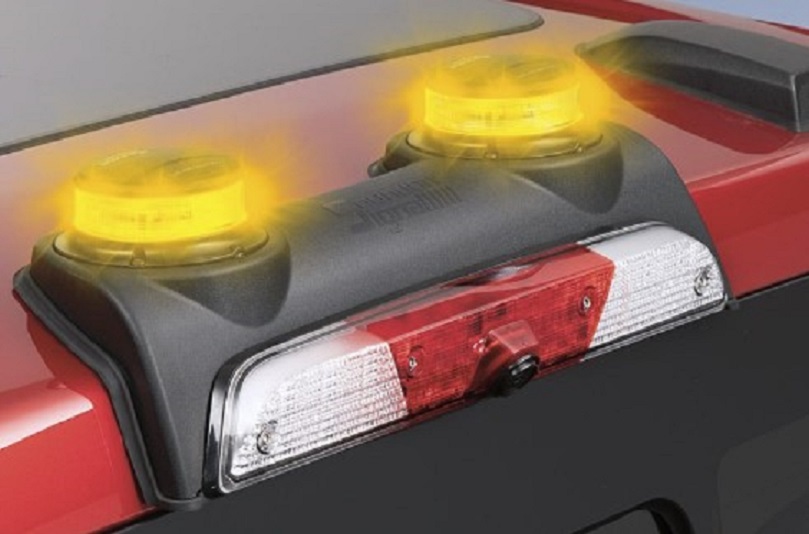 360-Degree Dual Beacon LED Warning Strobes - Amber