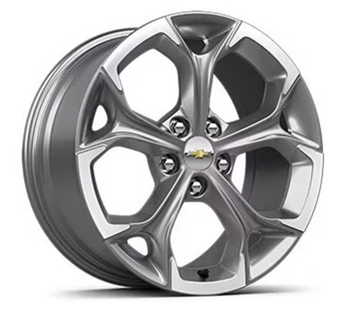 Wheels, 18" bright machined aluminum with Lunar Gray pockets