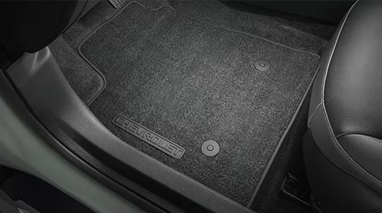 Premium carpeted floor mats, front and rear