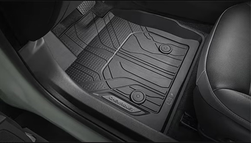 All-weather floor mats, front and rear, Jet Black