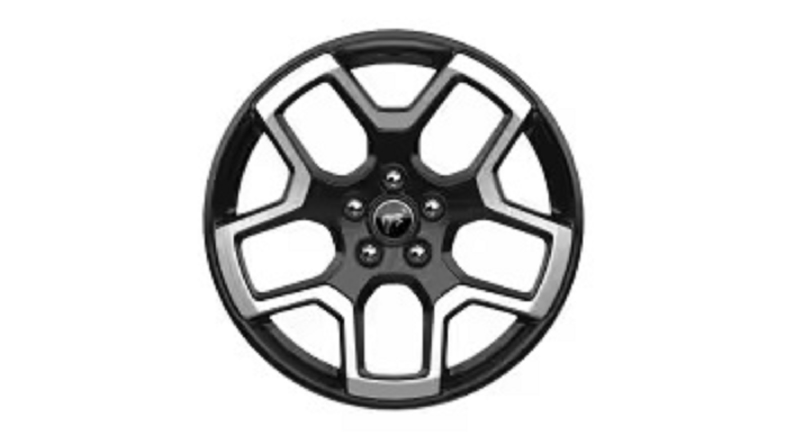 18" Machined-face Aluminum Ebony Black-painted Wheel