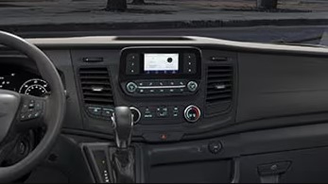 SYNC 3 with 4" multi-function display, AM/FM stereo, Bluetooth, and Dual USB ports 