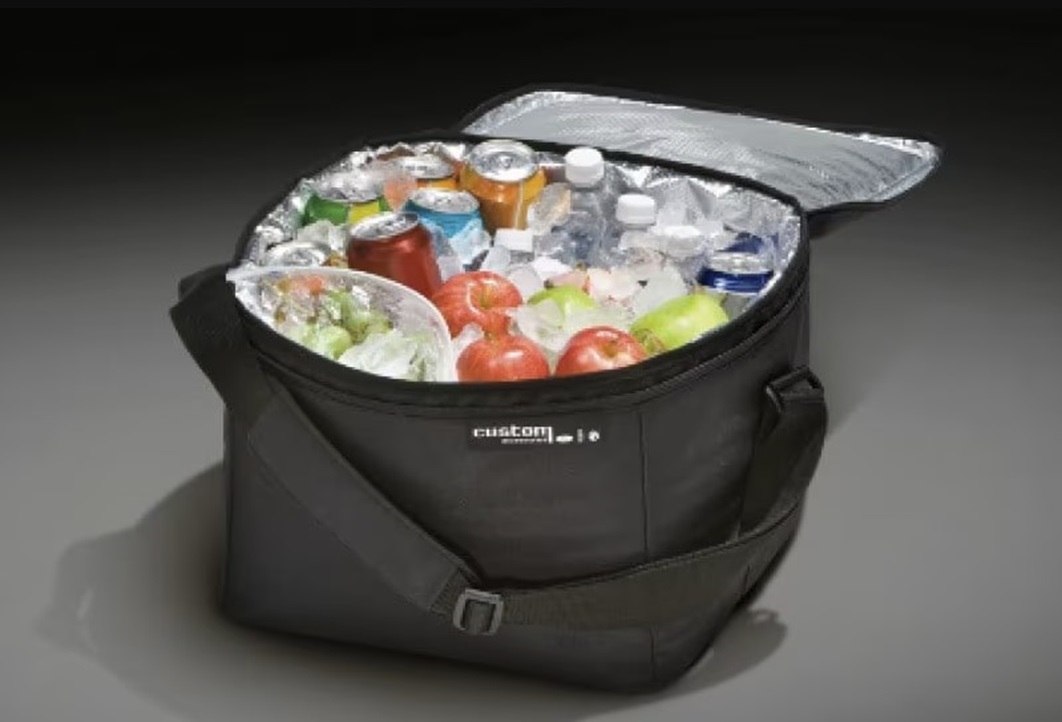 Cargo Organizer - Soft-Sided Cooler Bag with Adjustable Carrying Strap and Ford Logo