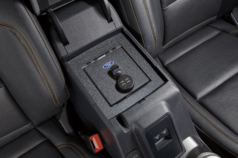 Center Console In-Vehicle Safe by Console Vault - with Coded Lock